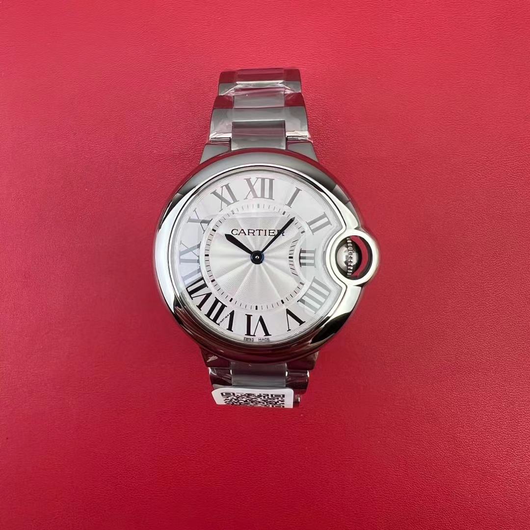 [국내배송] AF 발롱블루 33mm 화이트 쿼츠 08.25 1번 QC