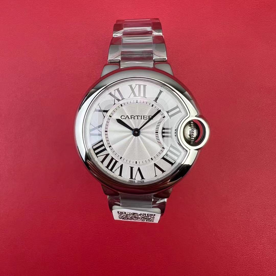 [국내배송] AF 발롱블루 33mm 화이트 쿼츠 08.25 3번 QC