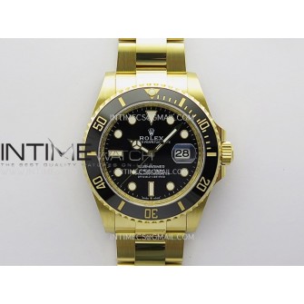 Submariner 126613 LN YG THBF 1:1 Best Edition Black Dial On YG Bracelet SH3235