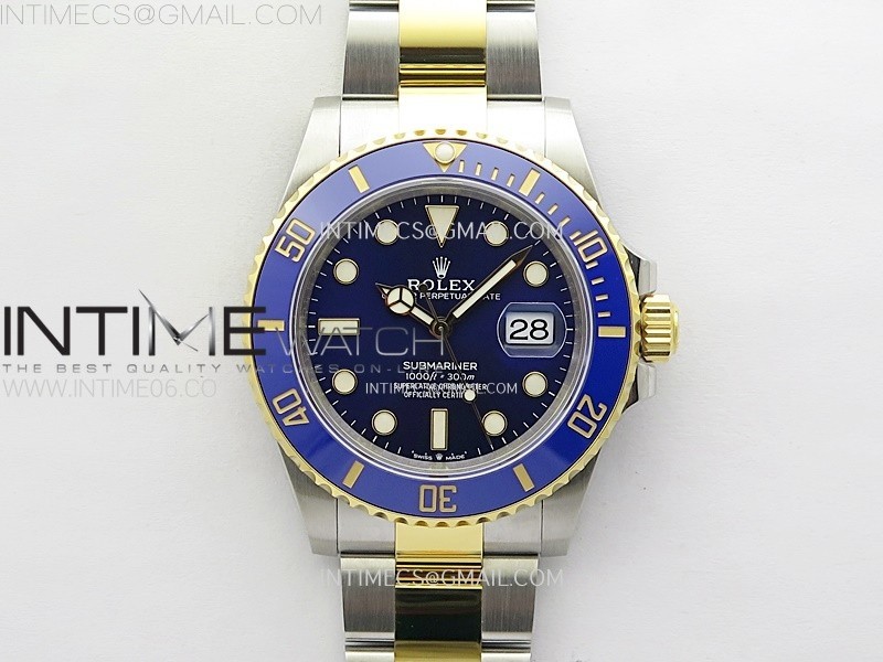 Submariner 41mm 126613 LB SS/YG VSF 1:1 Best Edition Blue Dial on SS/YG Bracelet VS3235