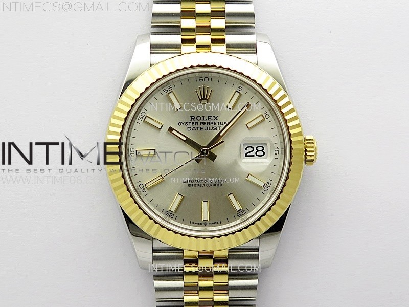 DateJust 41 126333 904L SS/YG VSF 1:1 Best Edition Silver Dial on Jubilee Bracelet VS3235