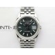 DateJust 36 SS 126200 904L Steel VSF 1:1 Best Edition Green Dial Sticks Markers on Jubilee Bracelet VS3235