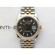 DateJust 36 SS 126231 904L SS/RG VSF 1:1 Best Edition Gray Fluted Dial Sticks Markers on Jubilee Bracelet VS3235