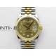 DateJust 36 SS 126233 904L SS/YG VSF 1:1 Best Edition Gold Fluted Dial Diamonds Markers on Jubilee Bracelet VS3235