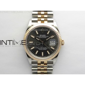 DateJust 36 SS 126231 VSF 1:1 Best Edition 904L Steel Gray Stick Dial on Jubilee Bracelet VS3235