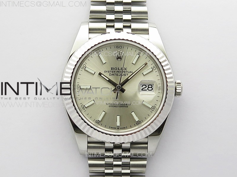 DateJust 41 126334 904L SS VSF 1:1 Best Edition Silver Dial on Jubilee Bracelet VS3235