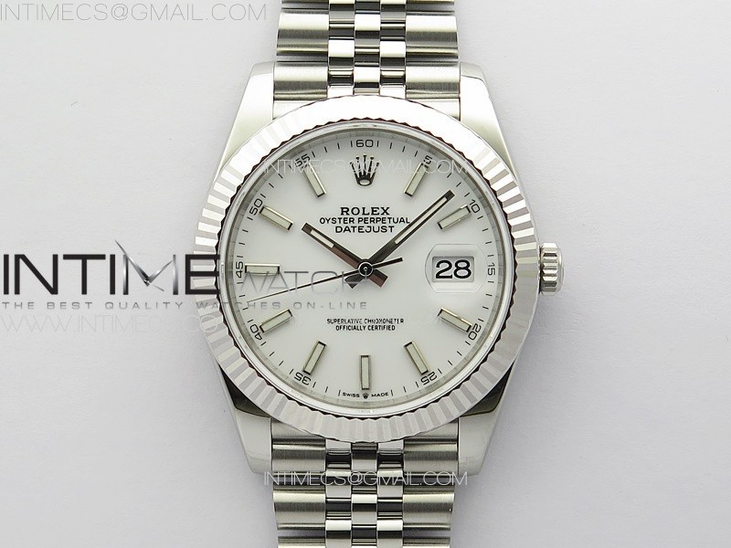 DateJust 41 126334 904L SS VSF 1:1 Best Edition White Dial on Jubilee Bracelet VS3235