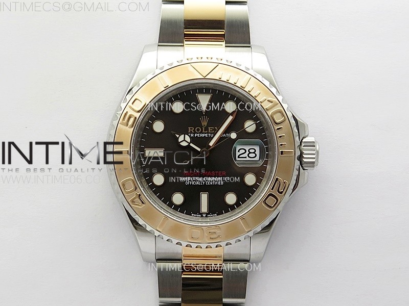 Yacht-Master 126621 904L/RG VSF 1:1 Best Edition Brown Dial On 904L/RG Bracelet VS3235