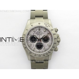 Daytona Blaken DLC APSF Best Edition Meteorite Dial on SS Bracelet A7750