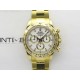 Daytona 116508 YG APSF White Dial Stick Markers On YG Bracelet Slim A7750