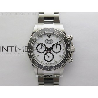 Daytona 126500 VSF 1:1 Best Edition 904L Steel White Dial on SS Bracelet asian 4801