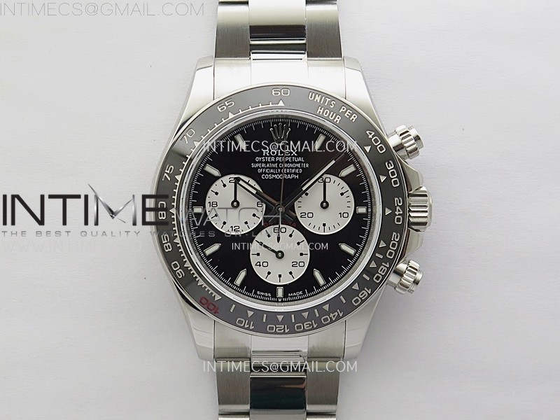 Daytona 2023 126529 Le Mans QF Best Edition Black Dial On 904L SS Case and Bracelet SA4132 V2