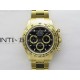 Daytona 126509 904L YG QF Best Edition Black Dial Black Subdial On 904L YG Bracelet SA4131