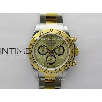 Daytona 126503 SS/YG Gain Weight QF 1:1 Best Edition Gold Dial On Oyster Bracelet SH4131