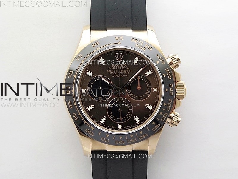 Daytona 116515 QF 1:1 Best Edition Brown Dial on Oysterflex Strap SH4130 V3 (Gain Weight)