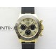 Daytona 116518 QF 1:1 Best Edition YG Dial Black Subdial on Oysterflex Strap SH4130 V3 (Gain Weight)