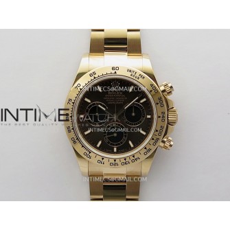 Daytona 126505 Gain Weight V6 QF 1:1 Best Edition Brown Dial Stick Markers On RG Bracelet SH4131