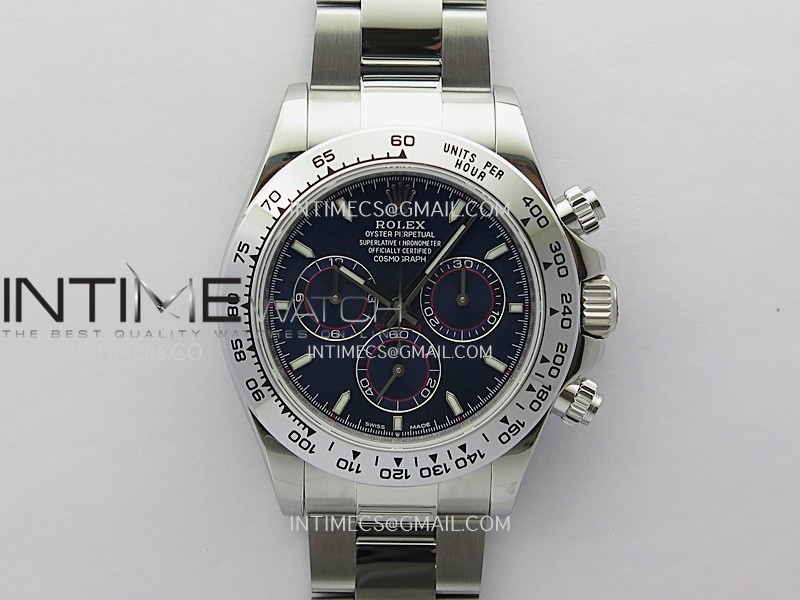 Daytona 126509 Gain Weight V6 QF 1:1 Best Edition Blue Dial Stick Markers On Oyster Bracelet SH4131