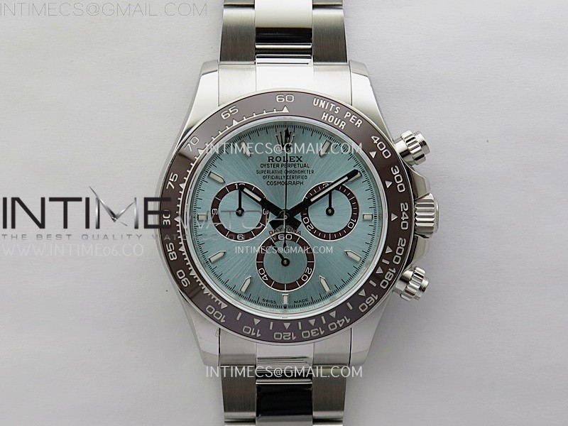 Daytona 126506 Gain Weight QF 1:1 Best Edition Ice Blue Dial Stick Markers on Bracelet SH4131 V6