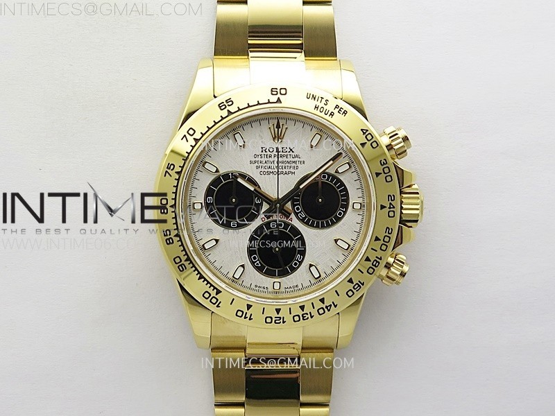 Daytona 116508 QF 1:1 Best Edition Real Meteorite Dial on YG Bracelet SH4130 V3 (Gain Weight)