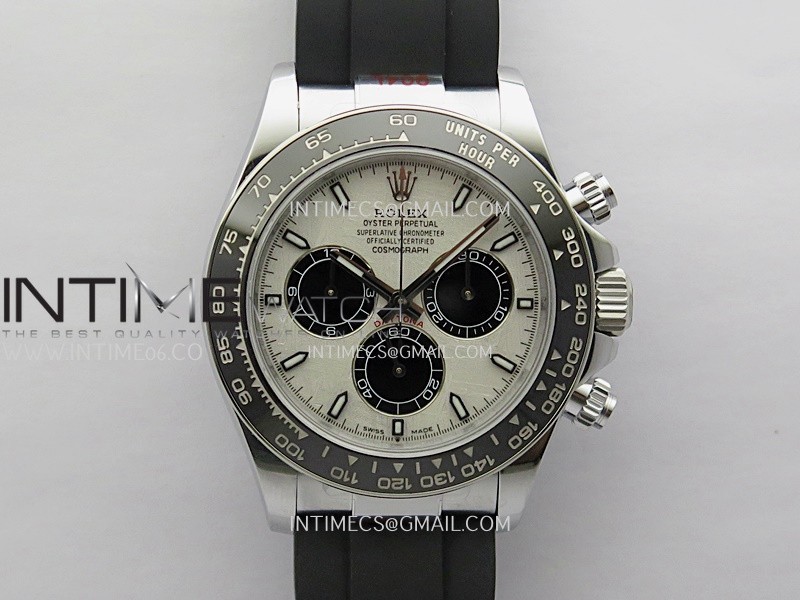 Daytona 126519 QF Gain Weight V11 1:1 Best Edition Real Meteorite Dial On Oysterflex Strap SH4131