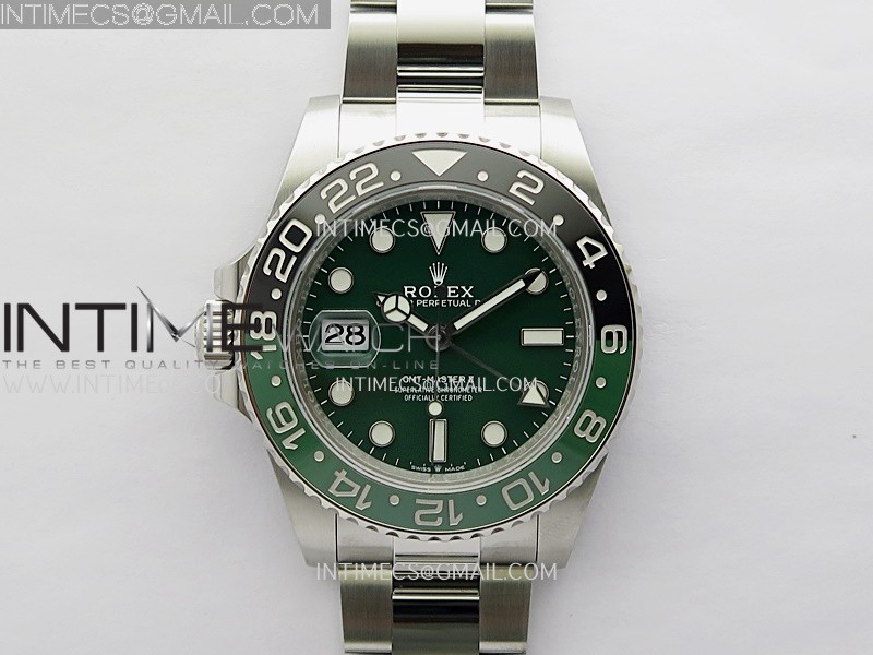 GMT-Master II 126729 VTNR 904L SS V3 VSF 1:1 Best Edition Green Dial On Oyster Bracelet DD3285 CHS