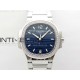 Nautilus 7118 New Version Ladies Diamonds Bezel PPF 1:1 Best Edition Blue Dial on SS Bracelet A324 Super Clone