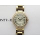 Ballon Bleu 36mm Double Diamonds Bezel RG 3KF 1:1 Best Edition White Textured Dial on SS Bracelet A076