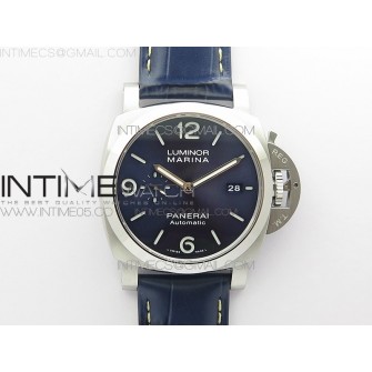 PAM 1313 VSF 1:1 Best Edition Blue Dial on Blue Leather Strap P.9010 Clone