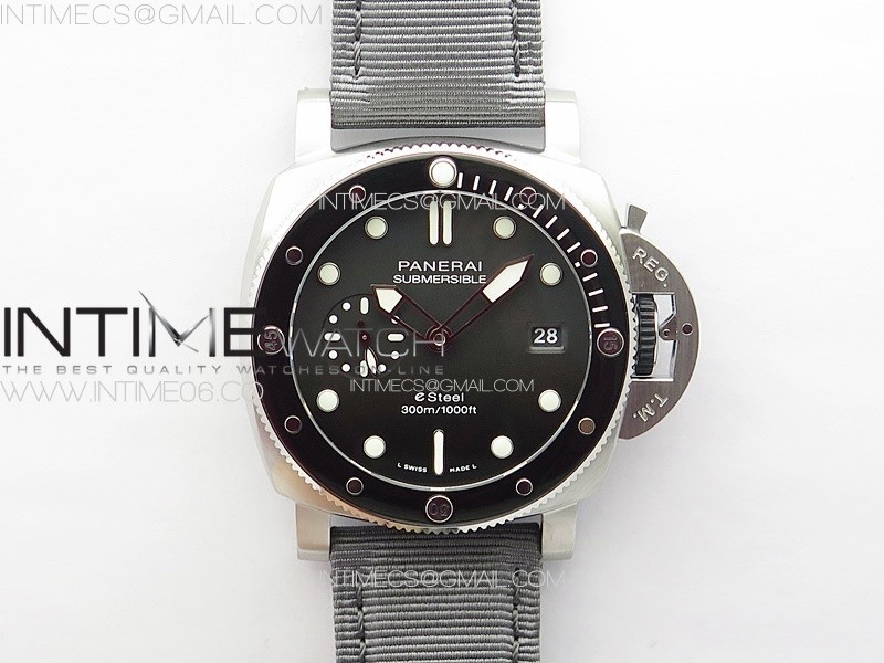 PAM1288 O VSF 1:1 Best Edition Gray Dial On Gray Nylon Strap P.900 Super Clone