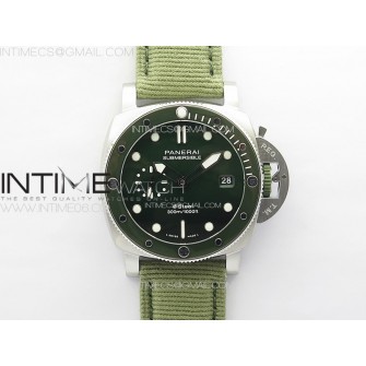 PAM1287 Y VSF 1:1 Best Edition Green Dial on Green Leather Strap P.900 Super Clone