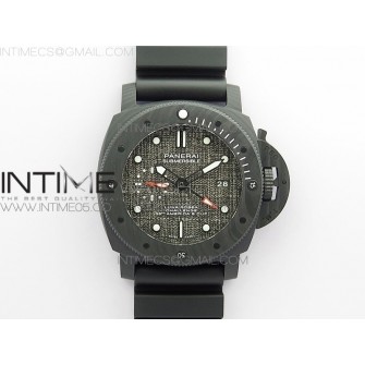 PAM 1039 Carbotech VSF Best Edition Dark Grey Sail Dial on Rubber Strap P.9010 Clone