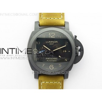 PAM1441 U VSF 1:1 Best Edition Black Dial on Brown Asso Strap P.9011 Super Clone