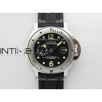 PAM1024 Submersible 44mm VSF Best Edition Black Dial on Black Rubber Strap P900