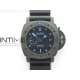 PAM 1616 Carbotech 47mm VSF Best Edition Black Dial Blue Markers on Rubber Strap P.9010 Clone