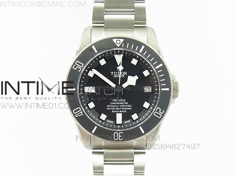 Pelagos ZF 1:1 Best Edition Black Dial on Titanium Bracelet A2824 V5