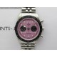 Black Bay Chrono M79360N SS ZF 1:1 Best Edition Pink Dial On SS Bracelet DD7750