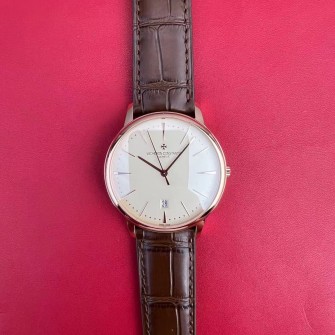 [국내배송] MKS 바쉐론콘스탄틴 패트리모니 로골 화이트 가죽 10.10