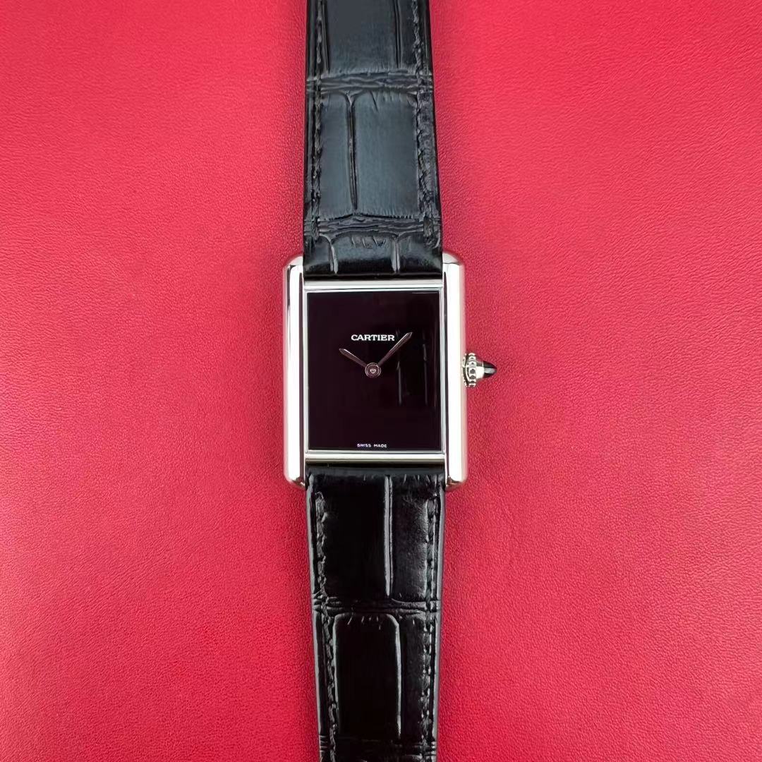 [국내배송] F1 탱크 머스트 라지 블랙다이얼 가죽스트랩 10.29