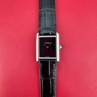 [국내배송] F1 탱크 머스트 라지 블랙다이얼 가죽스트랩 10.29