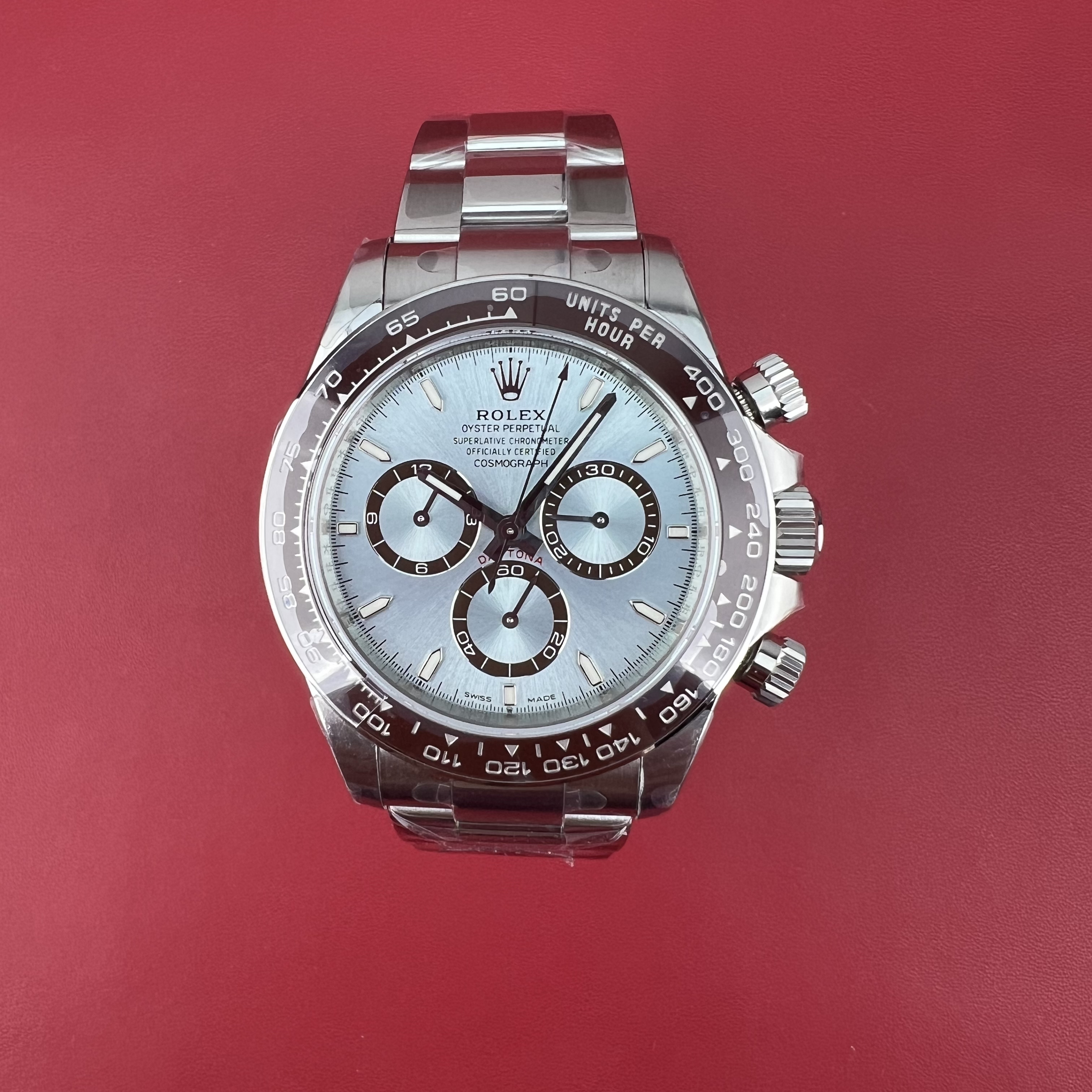 [국내배송] VS 텅스텐 데이토나 아이스블루 바인덱스 4131무브 11.15