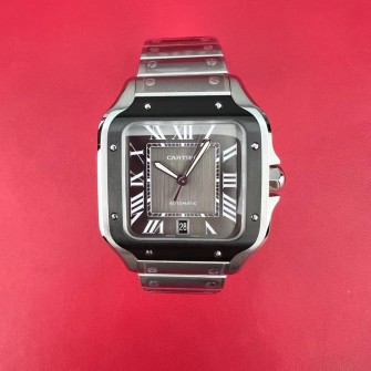 [국내배송] BV 산토스 라지 블랙다이얼 3.11